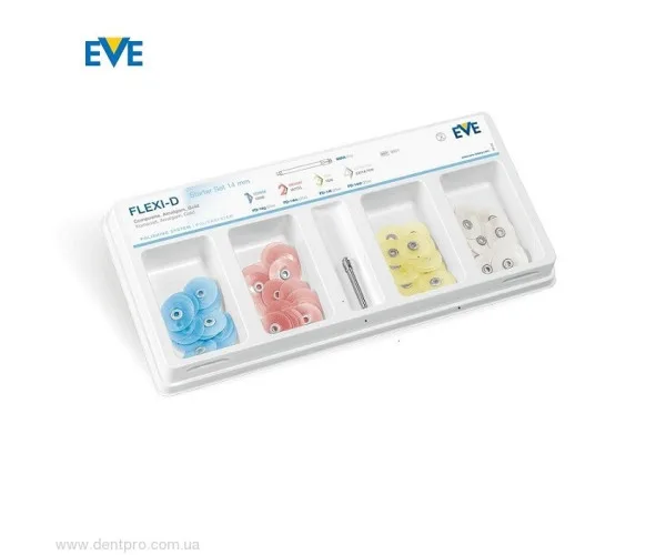 Гнучкі полірувальні диски Flexi-D, уп 100 шт.Eve Eve (Німеччина)