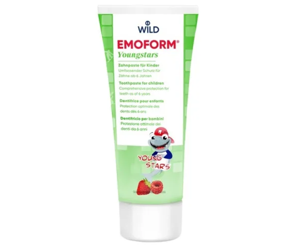 Emoform Actifluor YOUNGSTARS паста 75 ml від 6 років .Wild Wild (Швейцарія)