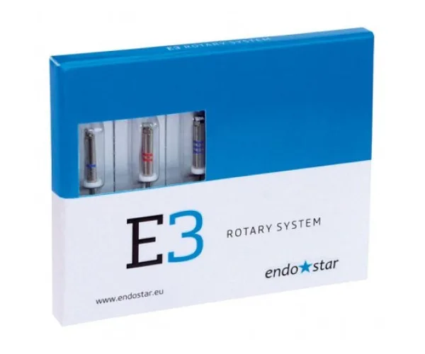 E3 Ажур BIG Ендостар набір 3 шт ISO 35-45, 25 мм. Endostar Poldent (Польща)