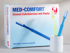Щітка зубна одноразова з пастою Med Comfort
